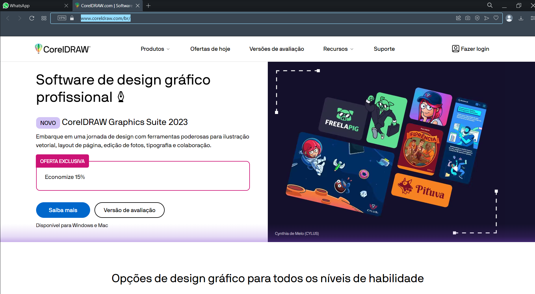 acervo do site da Corel Draw Cylus Estudio