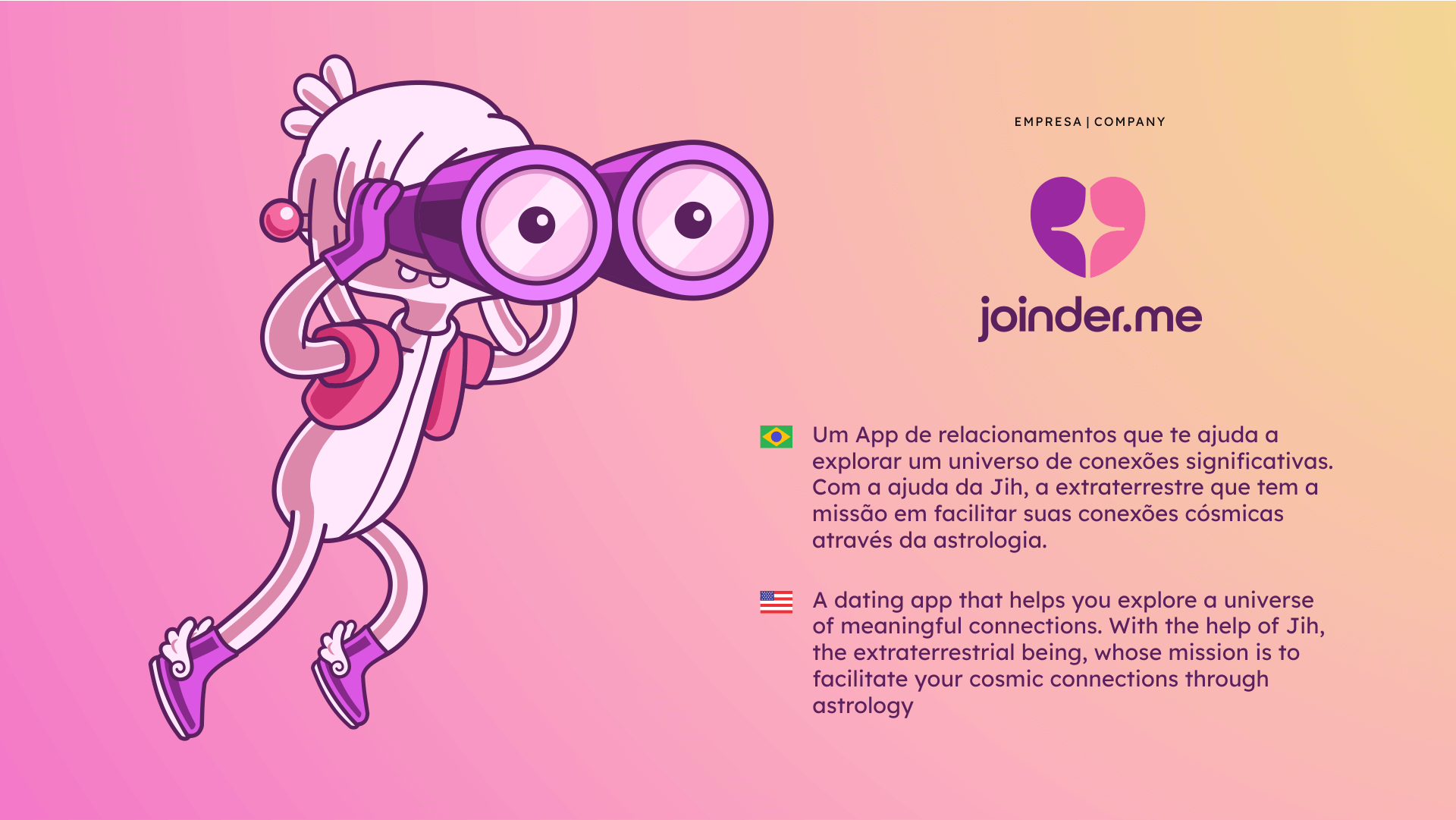 ilustração vetorial de mascote e signos para aplicativo de relacionamento