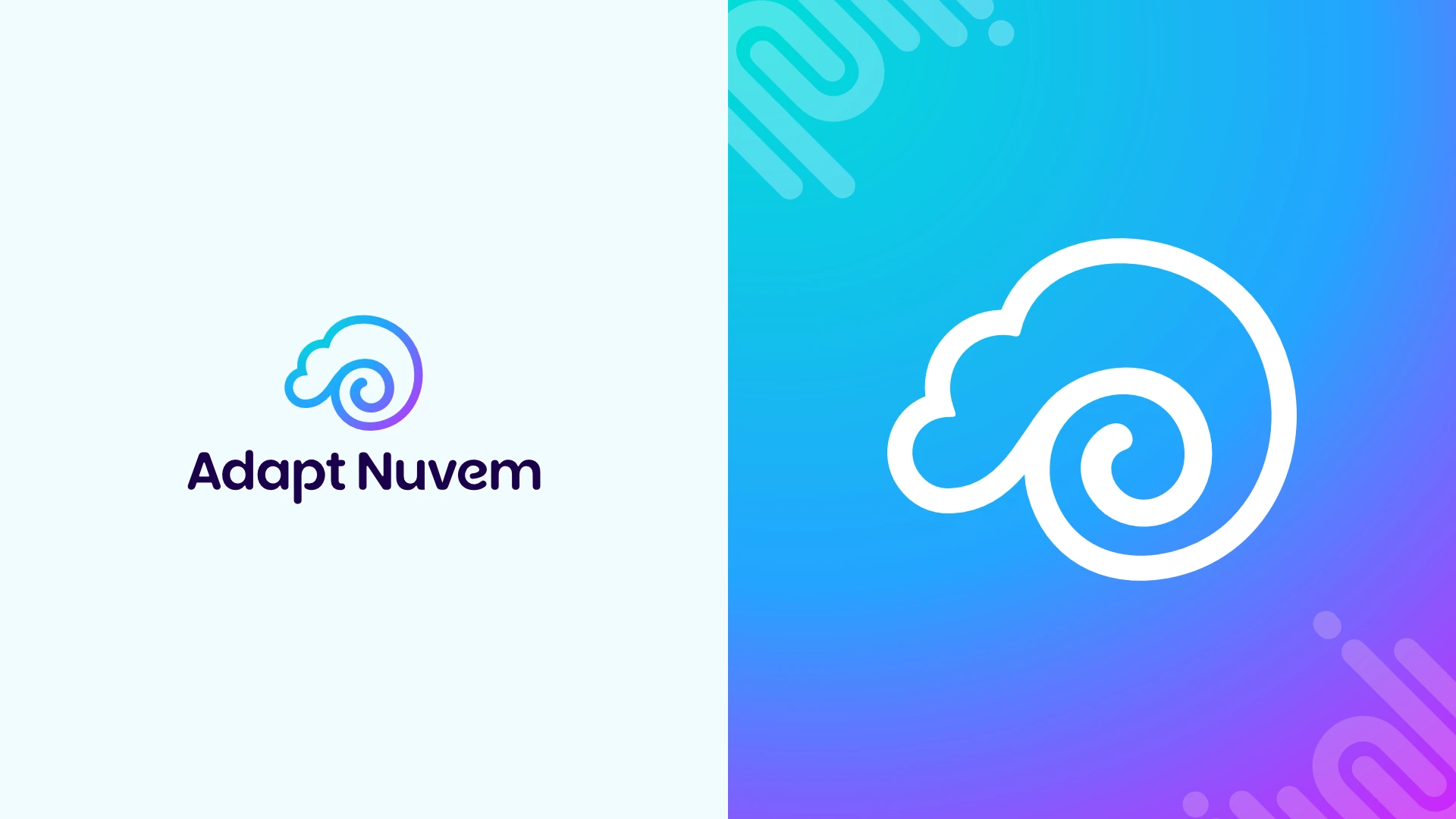 Adapt Nuvem Logotipo Profissional Icone simbolo