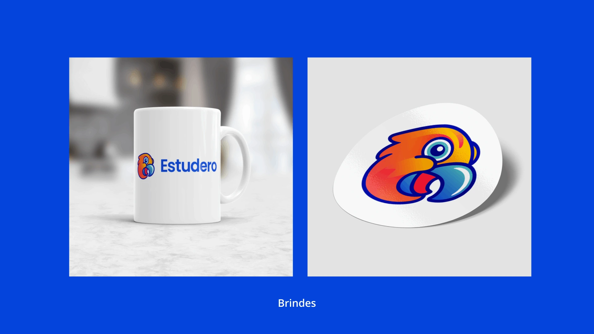 Estudero Identidade Visual Mockup Brindes