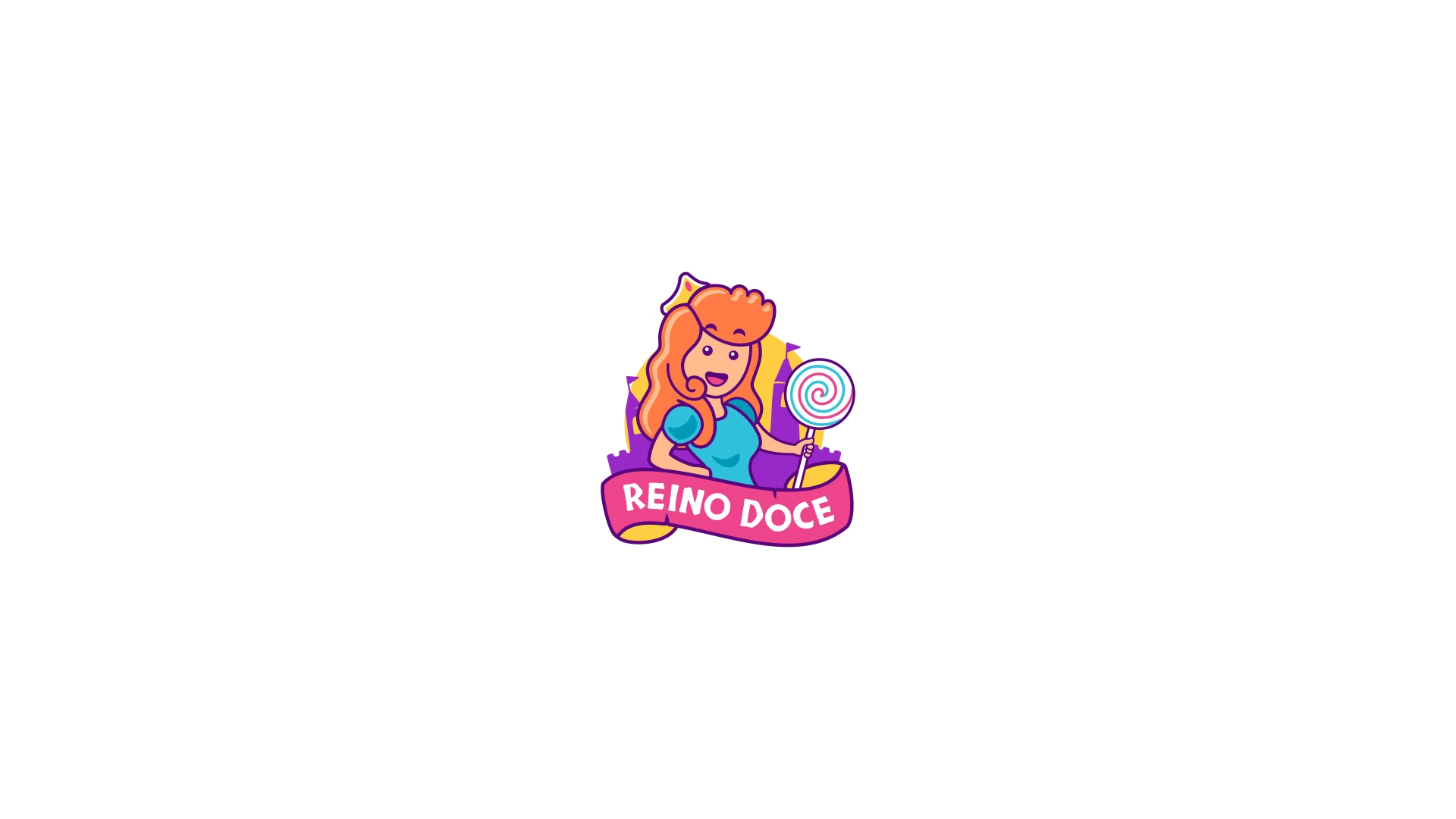 Reino Doce Logotipo Profissional